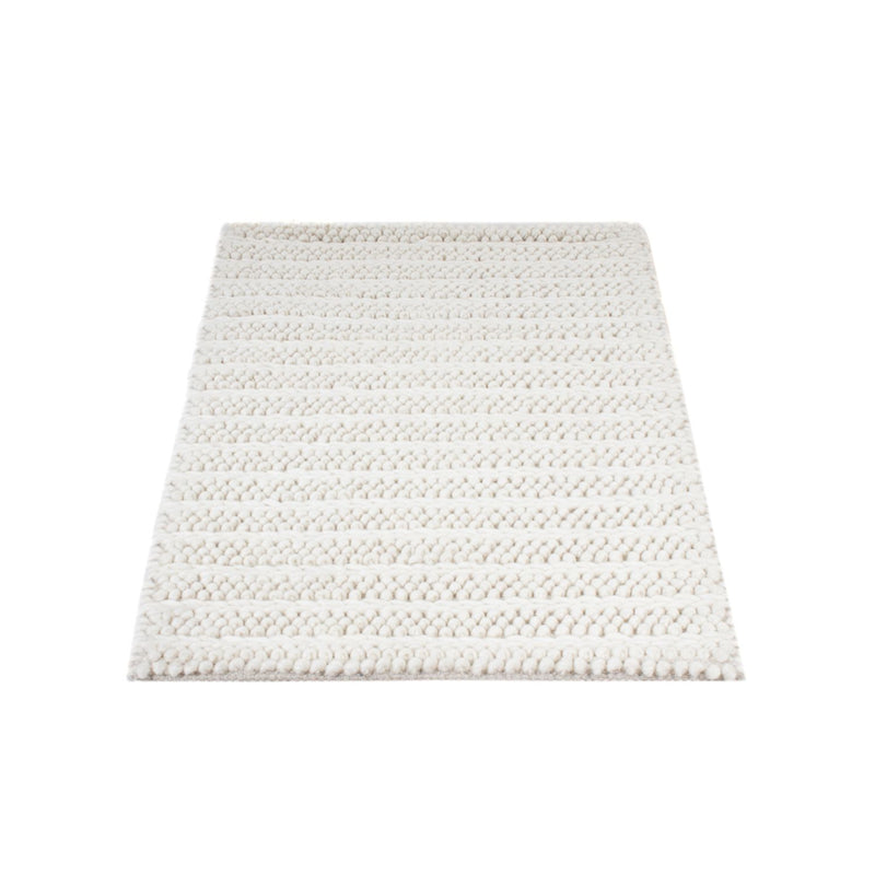 Wool Rug - 95 x 63 cm - light grey