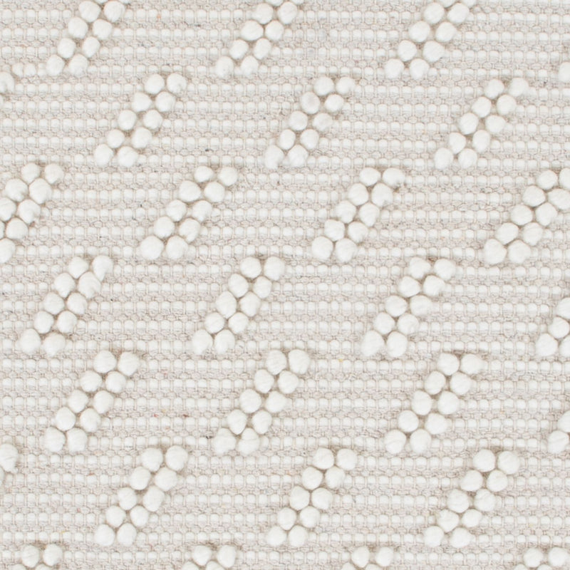 Wool Rug - 95 x 63 cm - light grey