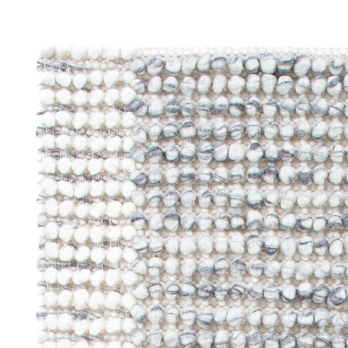 Wool Rug - 94 x 60 cm - grey