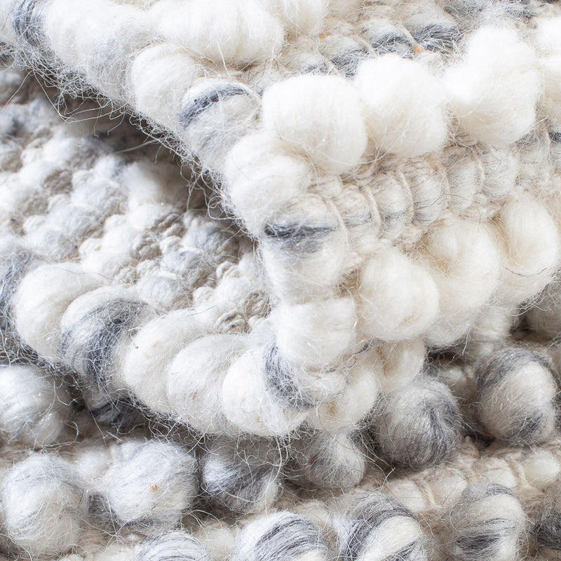 Wool Rug - 94 x 60 cm - grey