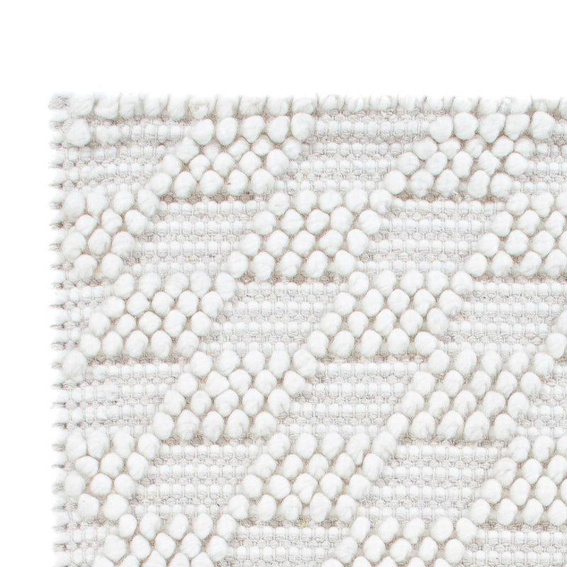 Wool Rug - 94 x 60 cm - light grey