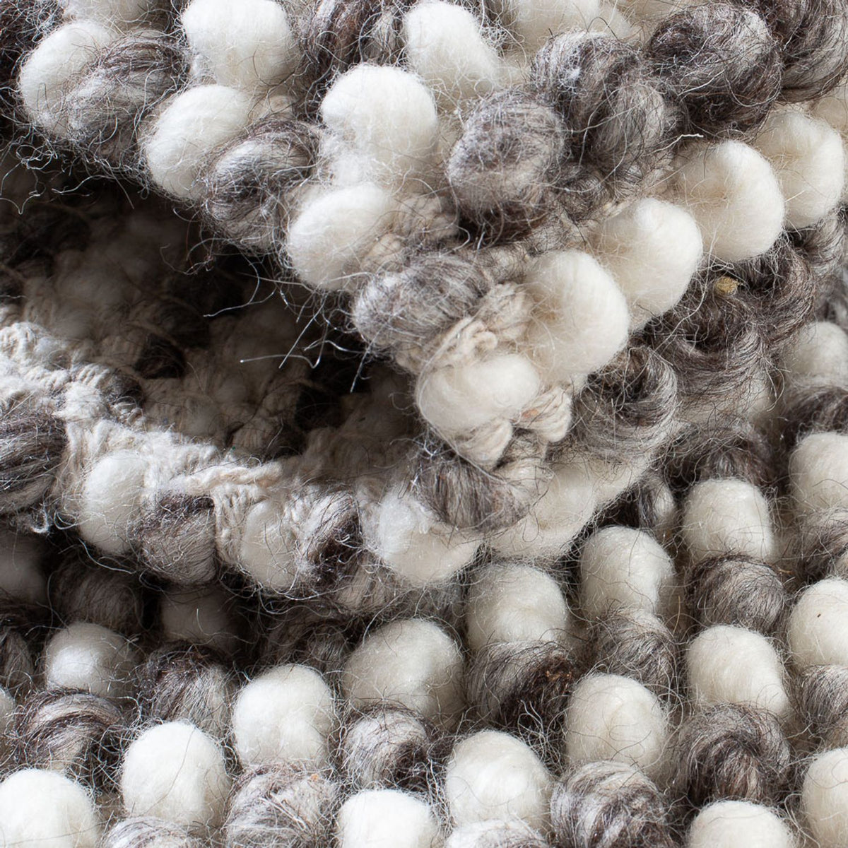 Wool Rug - 94 x 60 cm - grey