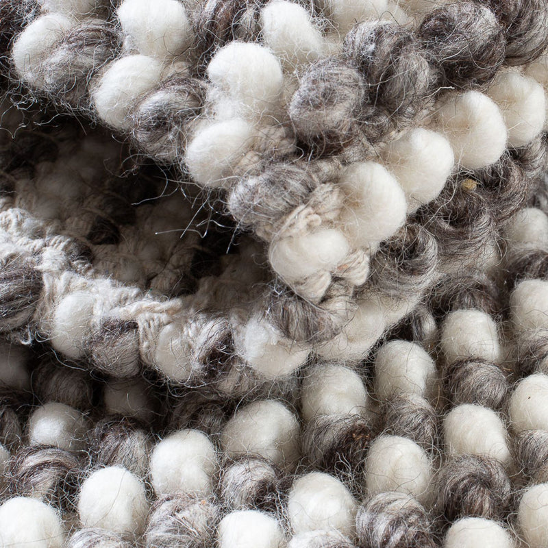 Wool Rug - 94 x 60 cm - grey