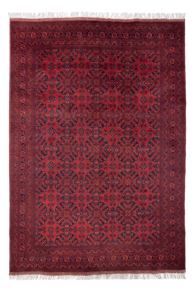 Afghan Rug - 288 x 193 cm - red