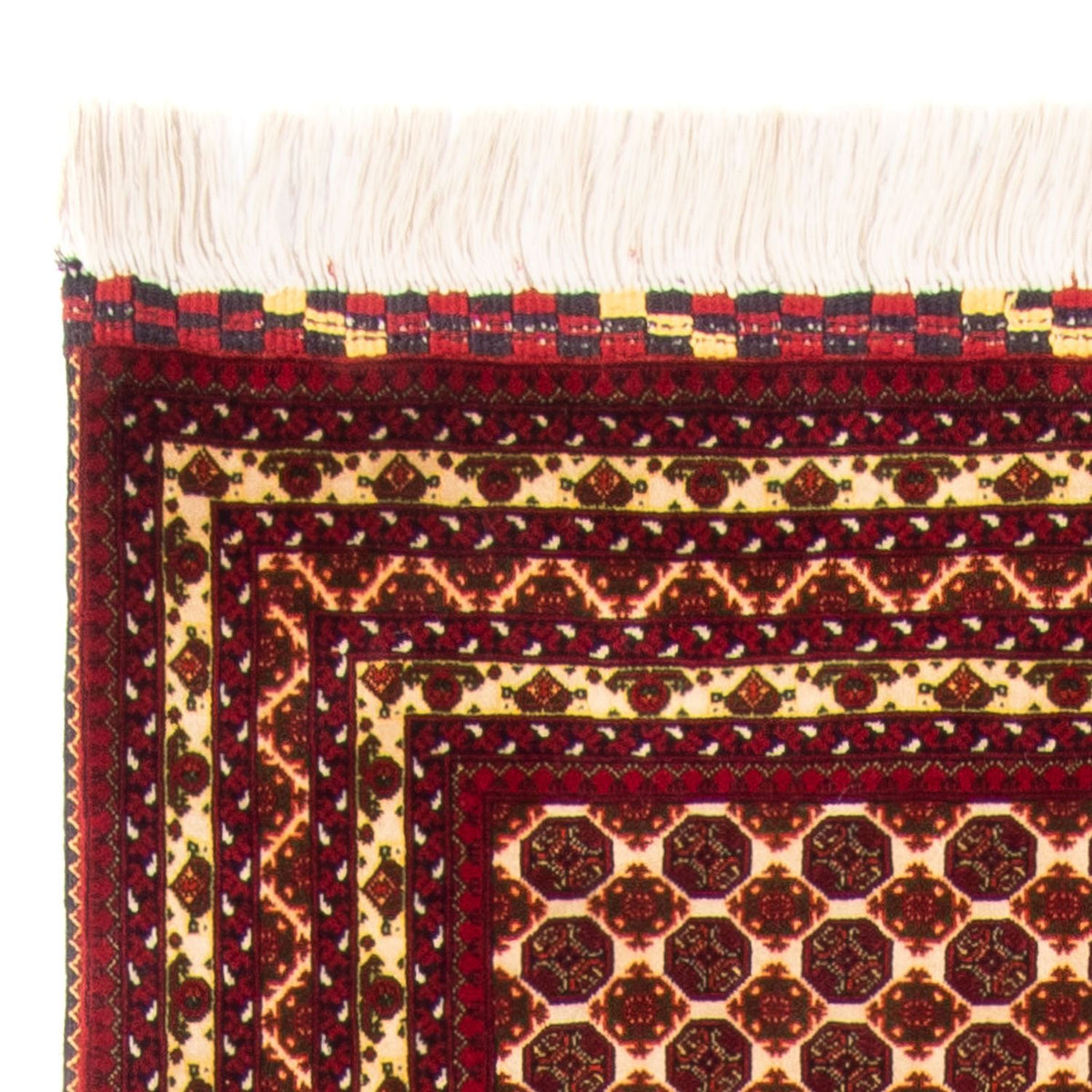 Runner Afghan Rug - 287 x 90 cm - beige