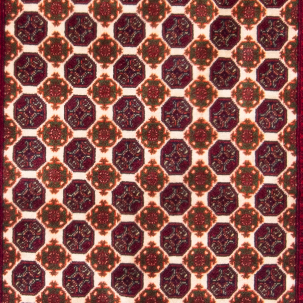 Runner Afghan Rug - 287 x 88 cm - beige