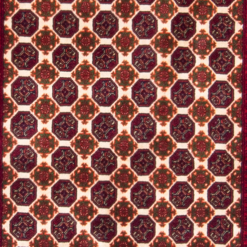 Runner Afghan Rug - 287 x 88 cm - beige