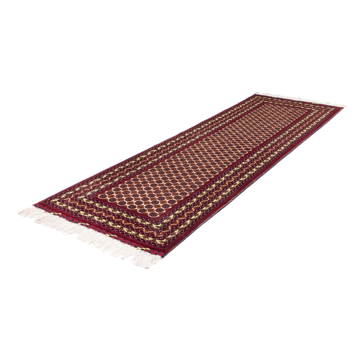 Runner Afghan Rug - 287 x 88 cm - beige