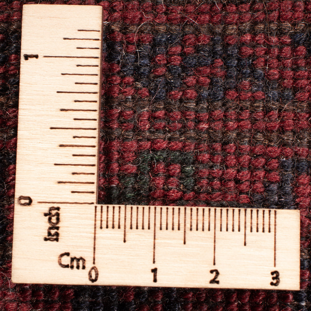 Afghan Rug - Bukhara - 280 x 188 cm - dark red