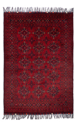 Afghan Rug - Bukhara - 293 x 194 cm - red