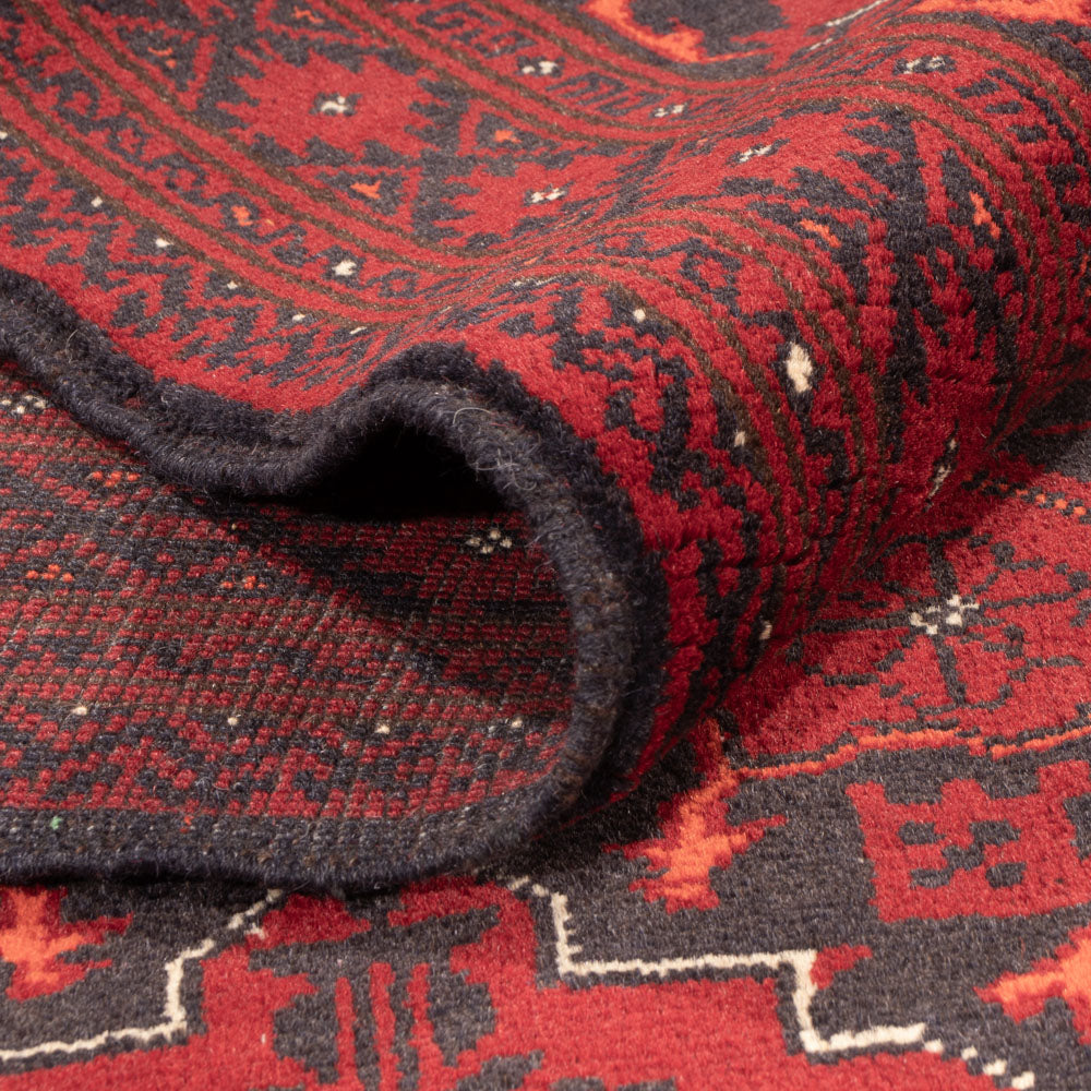 Afghan Rug - Bukhara - 293 x 194 cm - red