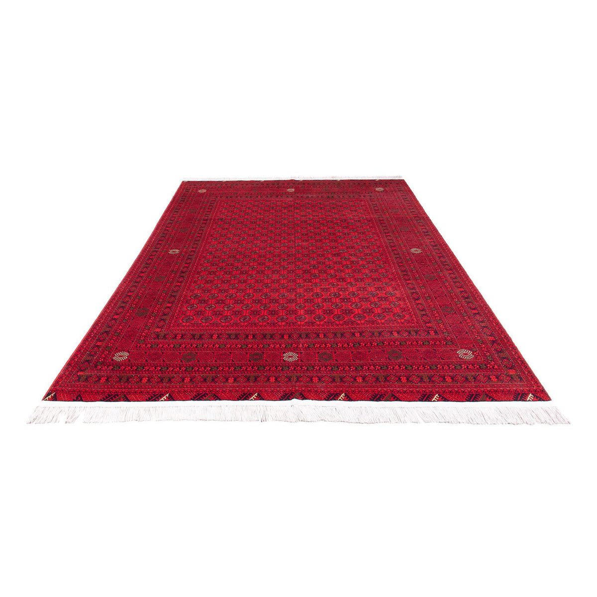 Afghan Rug - 295 x 194 cm - red