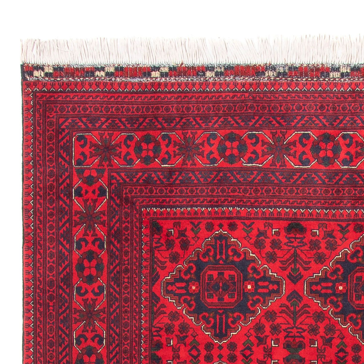 Afghan Rug - 285 x 198 cm - red