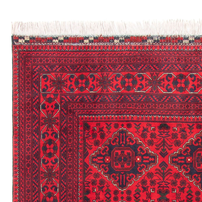 Afghan Rug - 285 x 198 cm - red