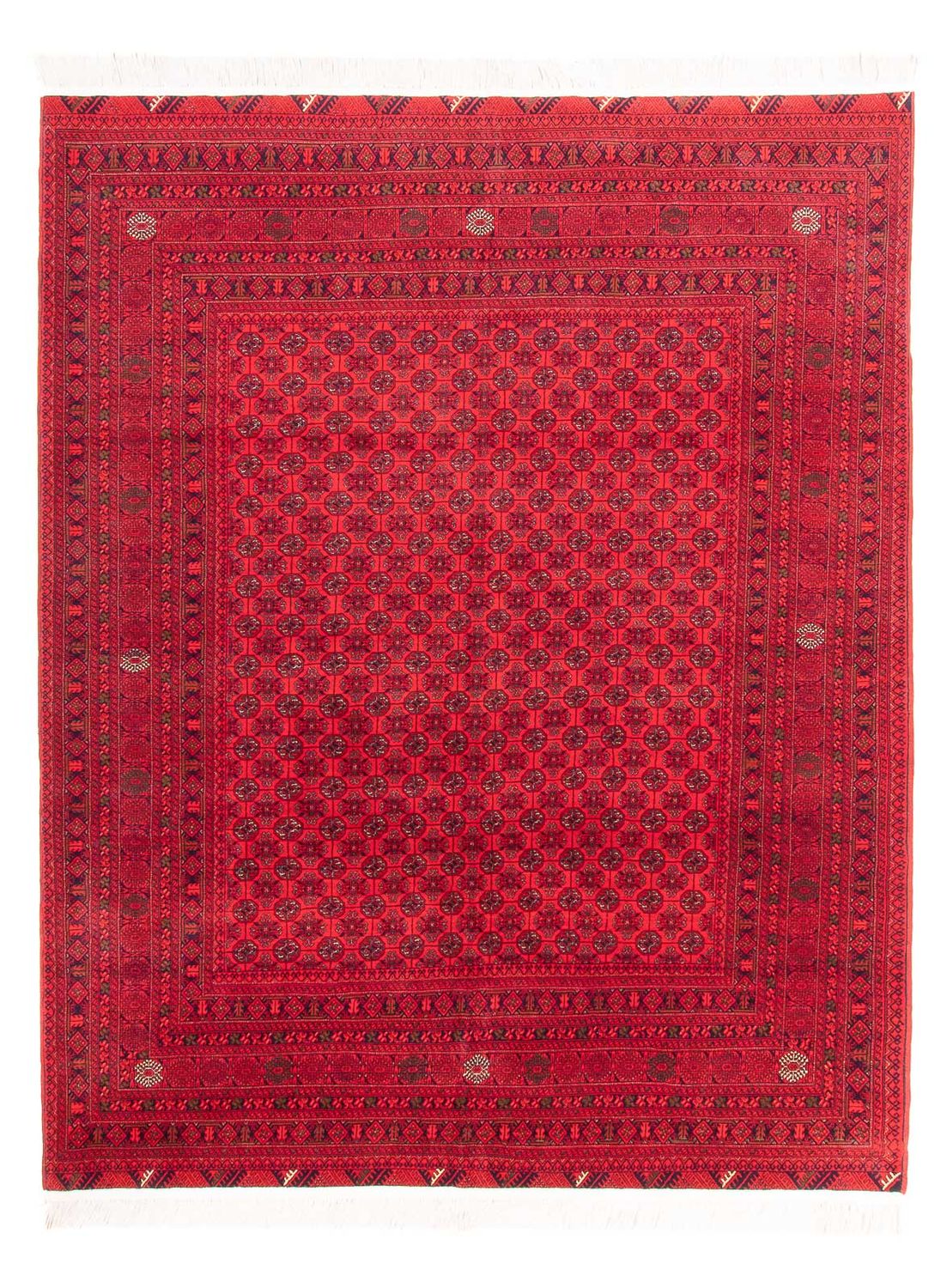 Afghan Rug - 289 x 200 cm - red