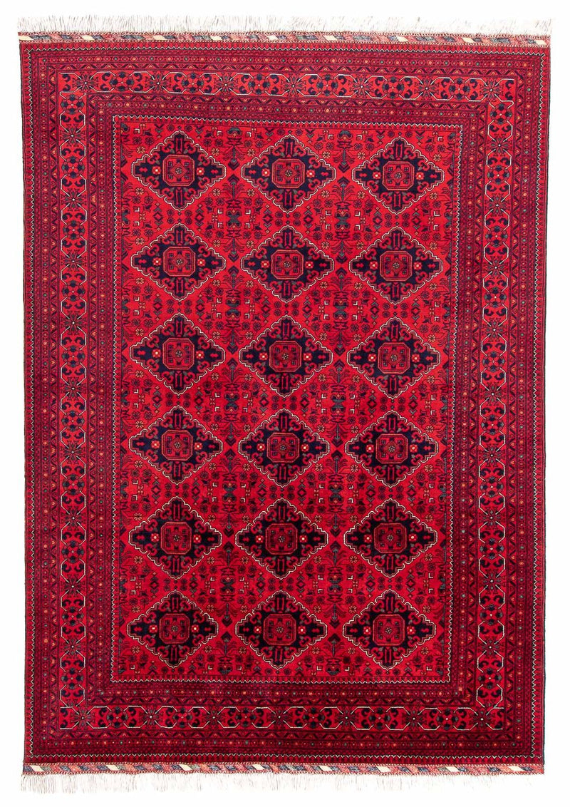 Afghan Rug - 298 x 198 cm - red
