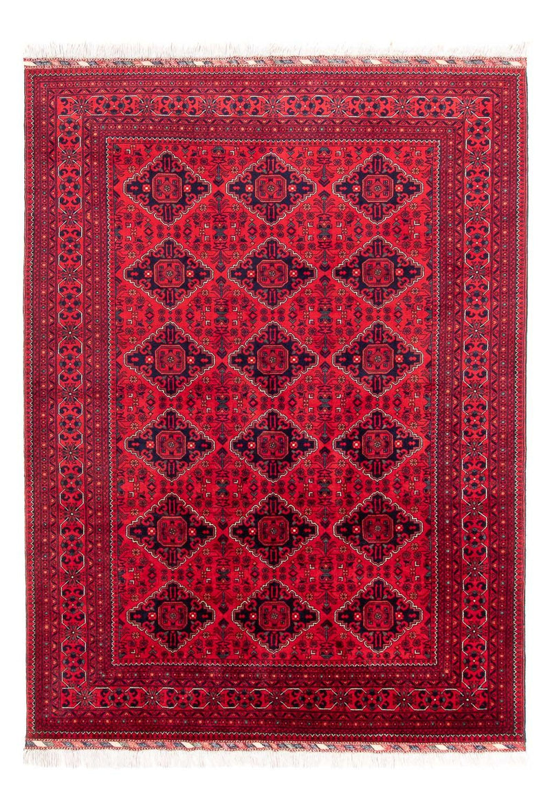 Afghan Rug - 293 x 196 cm - red