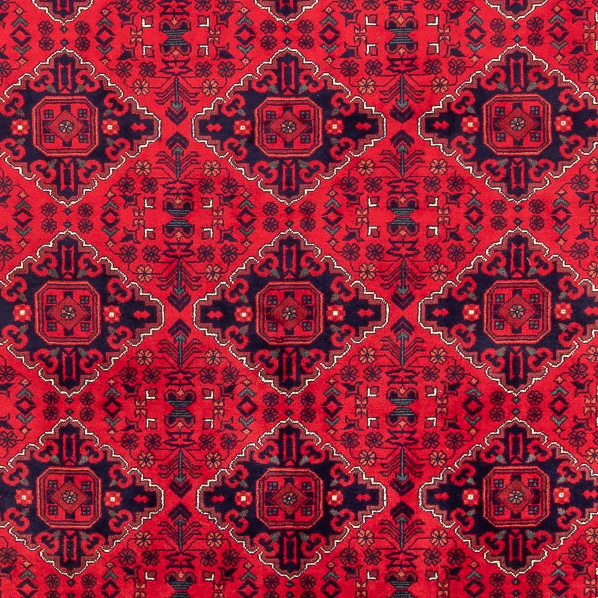 Afghan Rug - 293 x 196 cm - red