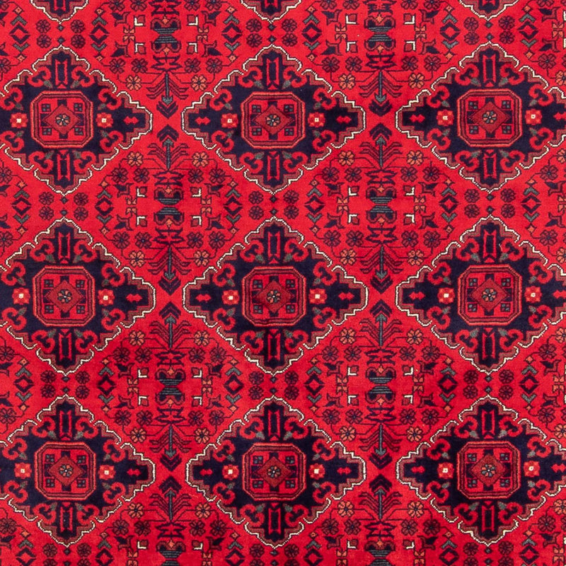 Afghan Rug - 293 x 196 cm - red
