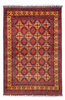 Afghan Rug - 296 x 197 cm - dark beige
