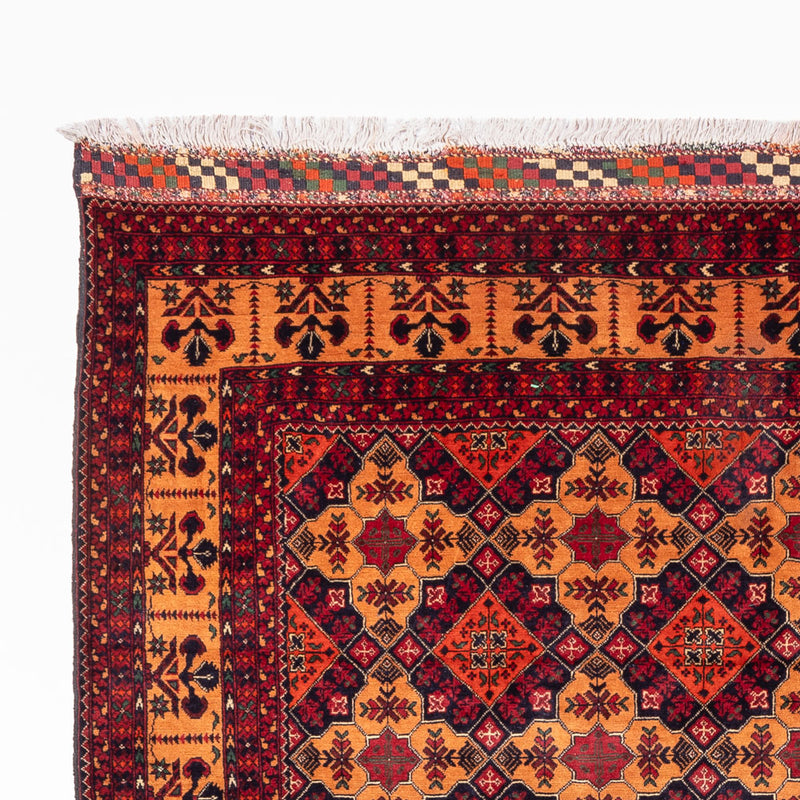 Afghan Rug - 284 x 199 cm - dark beige