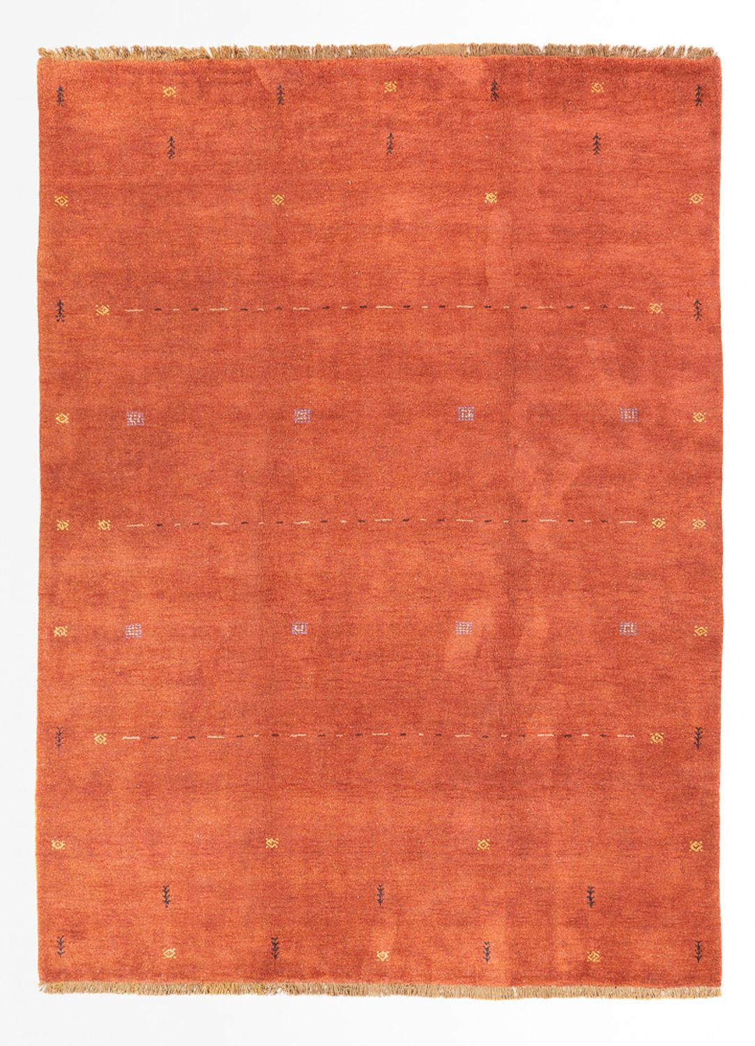 Gabbeh Rug - Loribaft Perser - 300 x 240 cm - terracotta