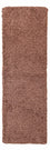 Runner High-Pile Rug - 203 x 64 cm - brown