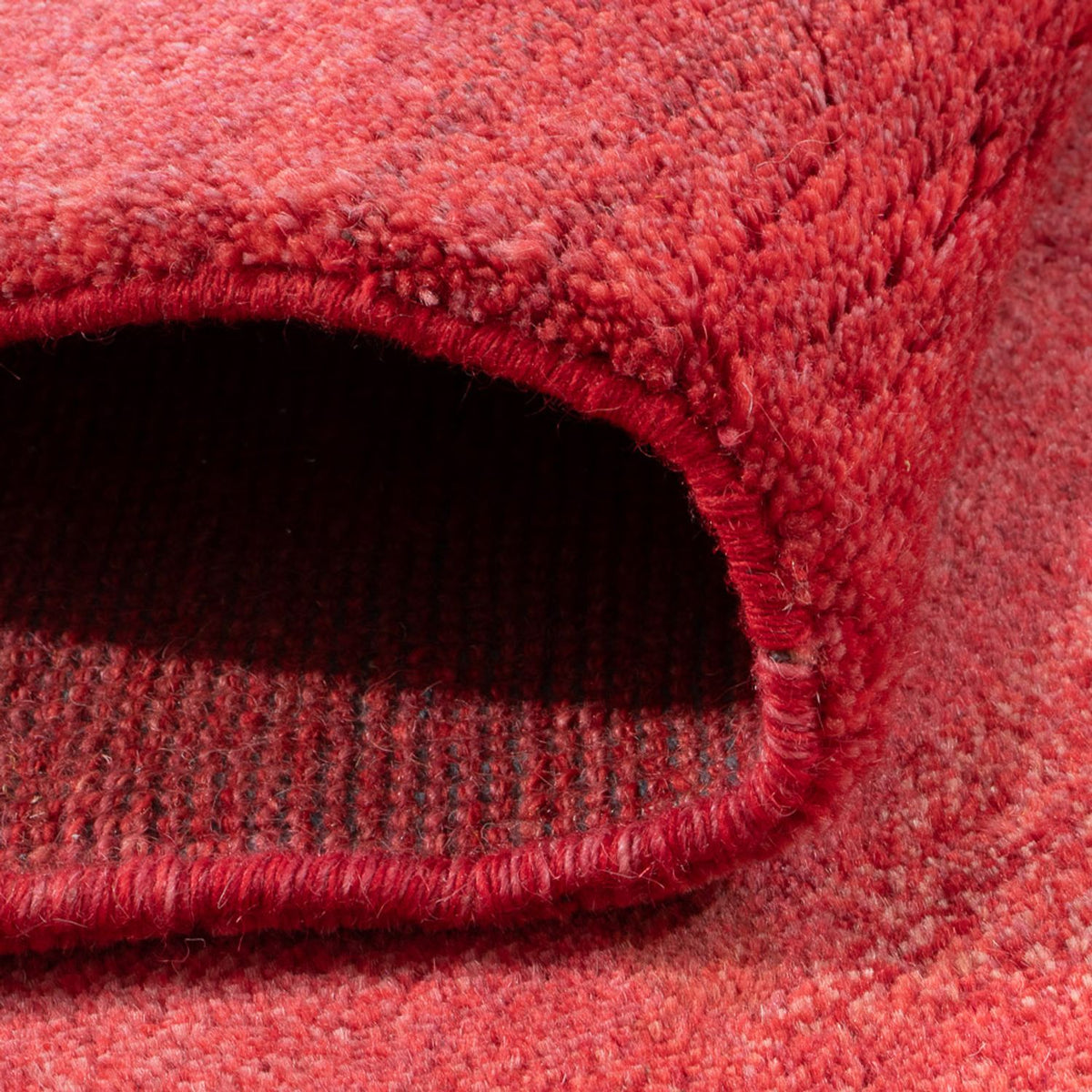 Runner Gabbeh Rug - Indus - 240 x 80 cm - red