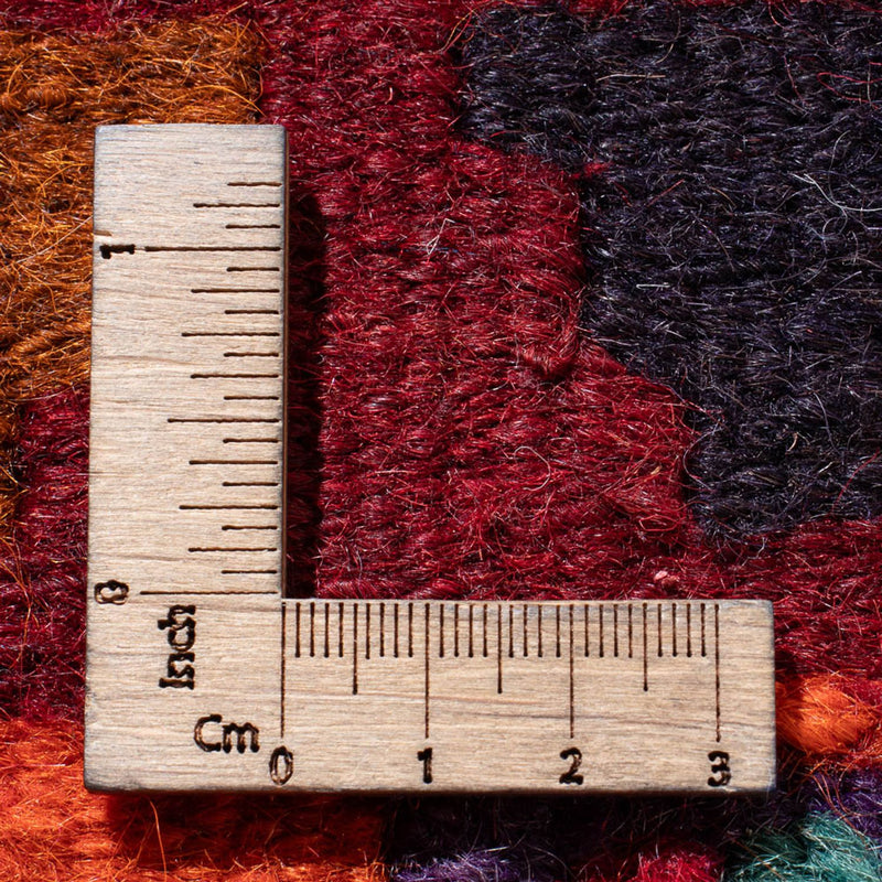 Runner Kelim Rug - Old - 385 x 145 cm - multicolored