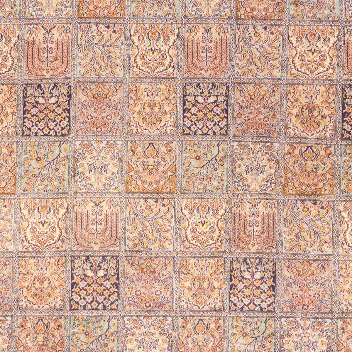 Silk Rug - Kashmir Silk - 337 x 247 cm - light red