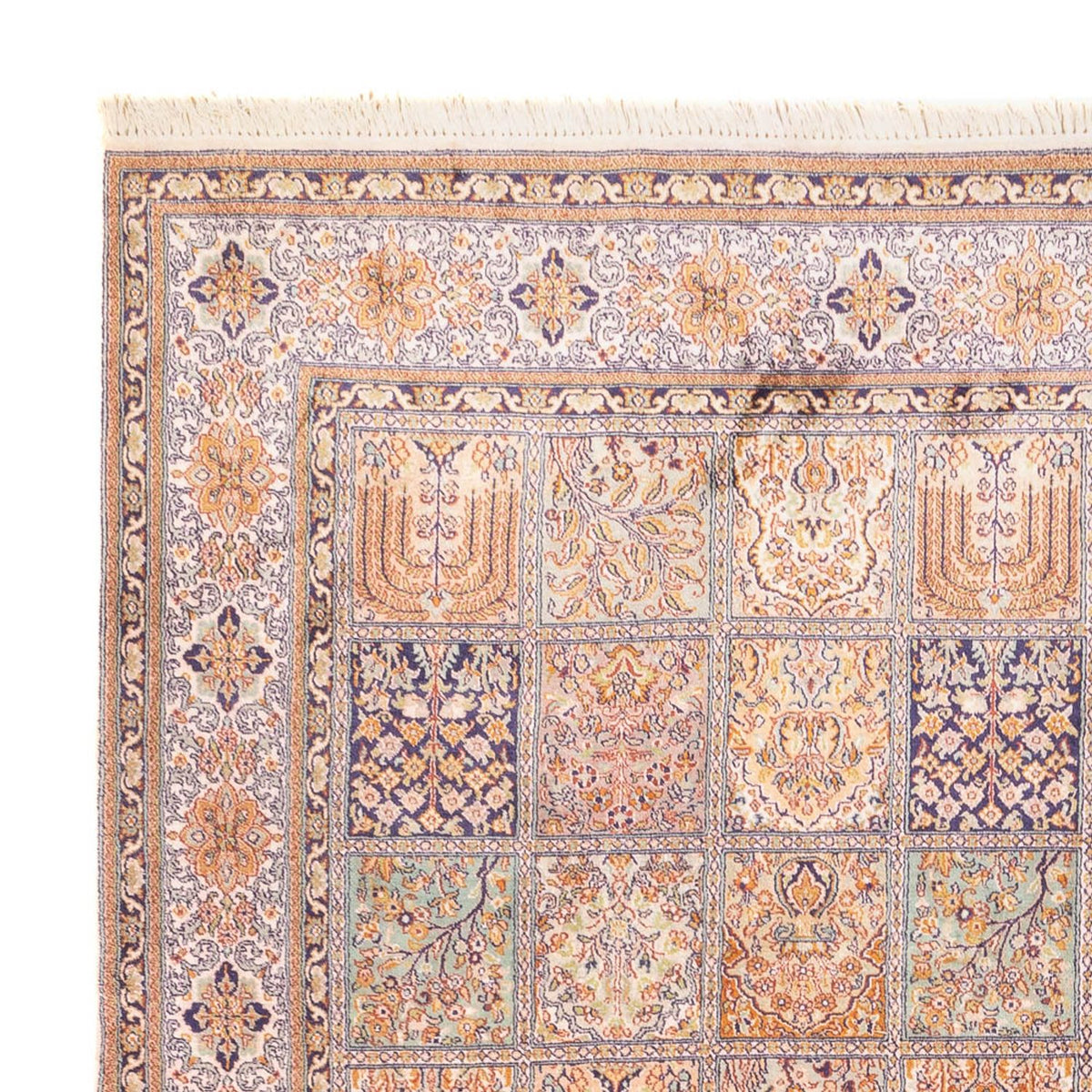 Silk Rug - Kashmir Silk - 337 x 247 cm - light red