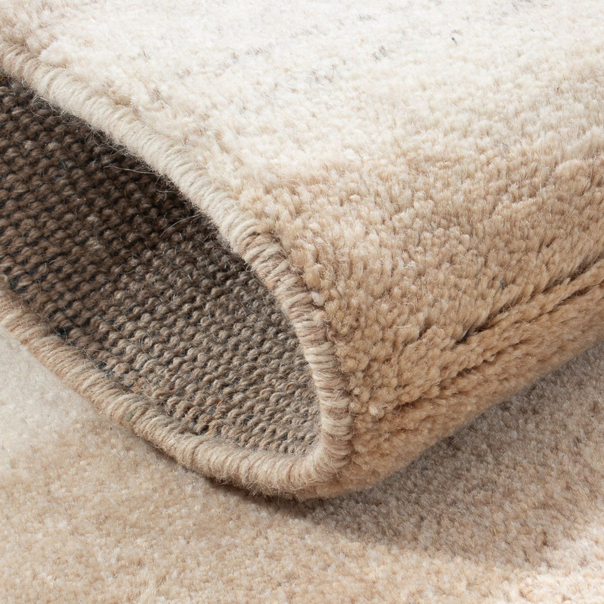 Runner Gabbeh Rug - Indus - 234 x 75 cm - light beige