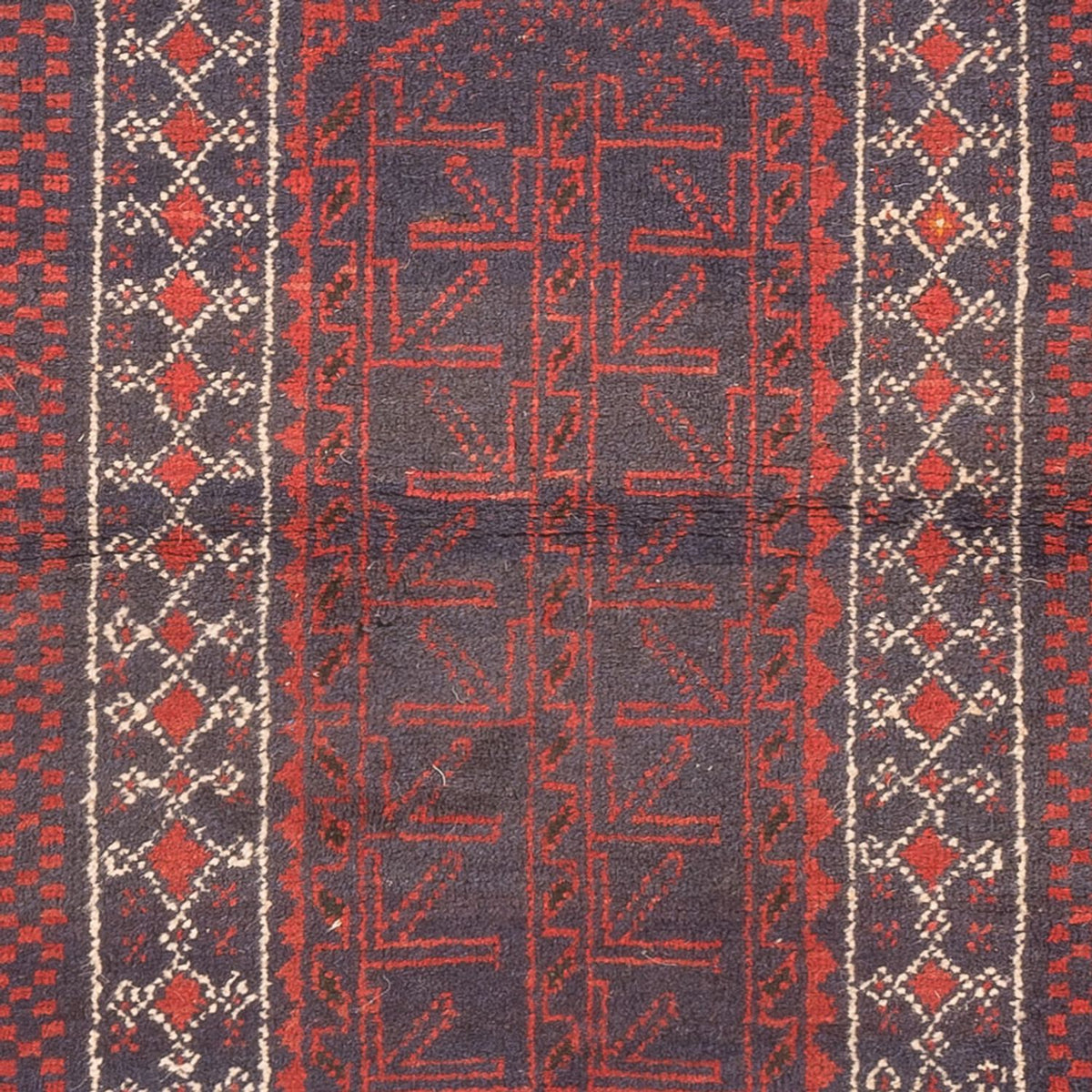 Runner Belutsch Rug - 139 x 84 cm - multicolored