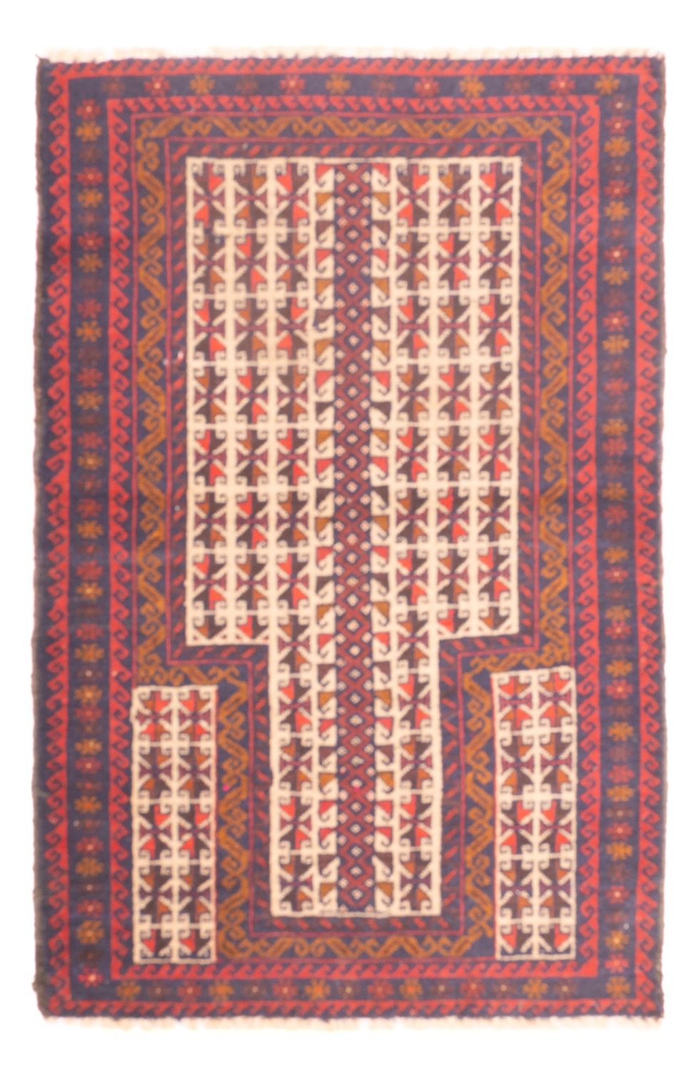 Belutsch Rug - 128 x 82 cm - multicolored
