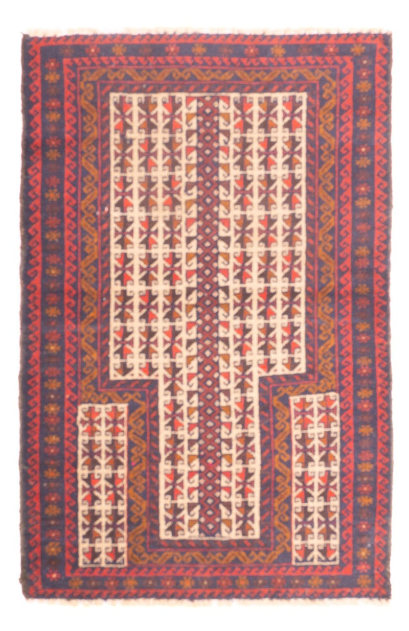 Belutsch Rug - 128 x 82 cm - multicolored