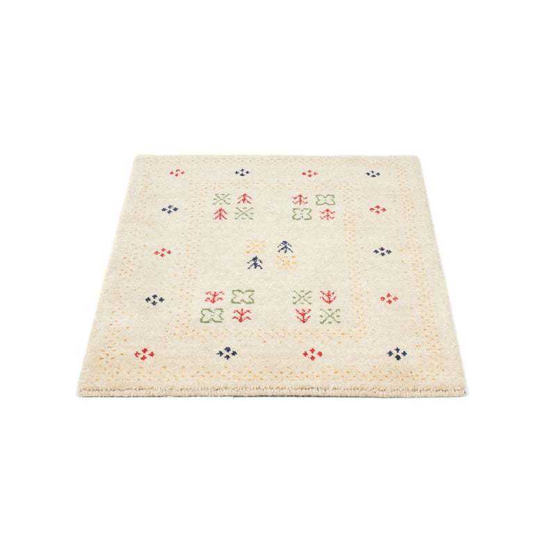 Gabbeh Rug - Loribaft Softy - 90 x 60 cm - beige