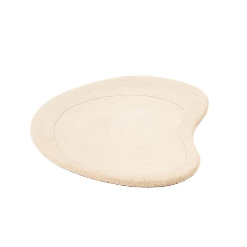 Wool Rug - 92 x 58 cm - beige