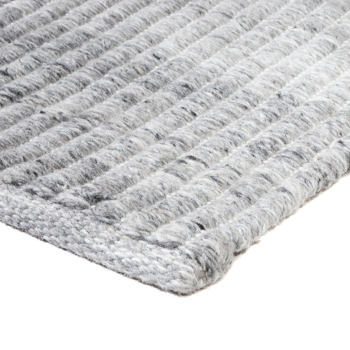 Runner Wool Rug - 100 x 32 cm - light grey