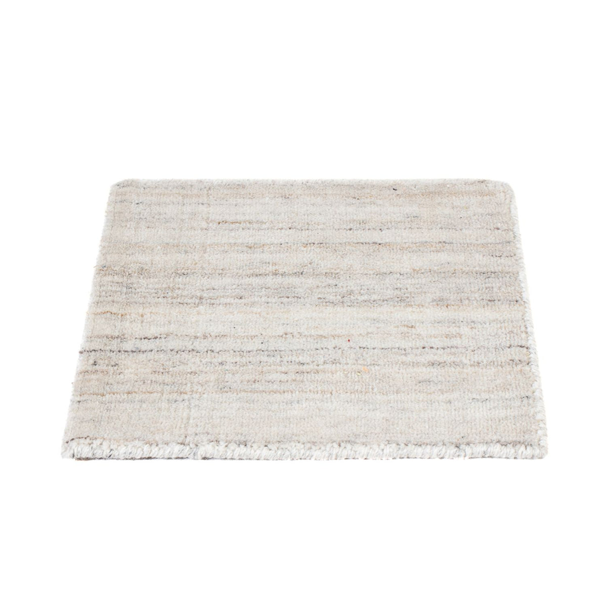 Wool Rug square  - 34 x 32 cm - light grey