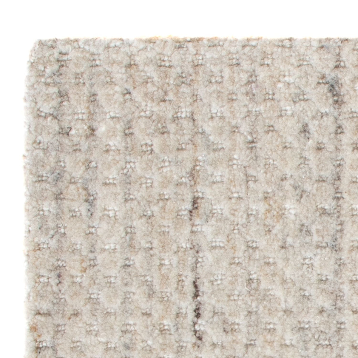 Wool Rug square  - 31 x 31 cm - light grey