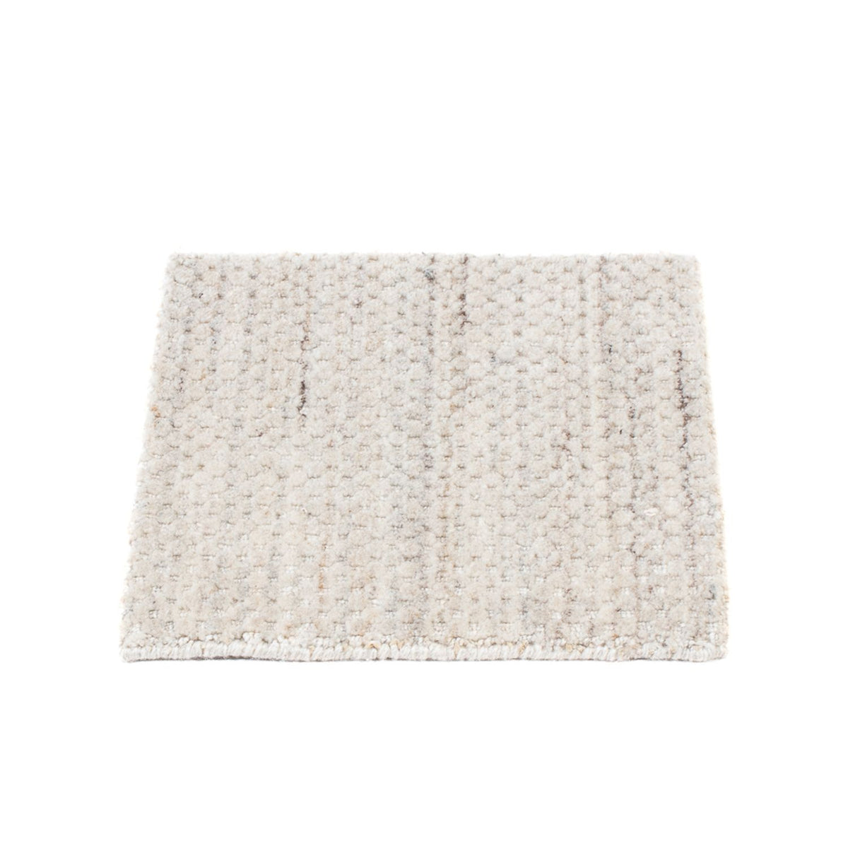 Wool Rug square  - 31 x 31 cm - light grey