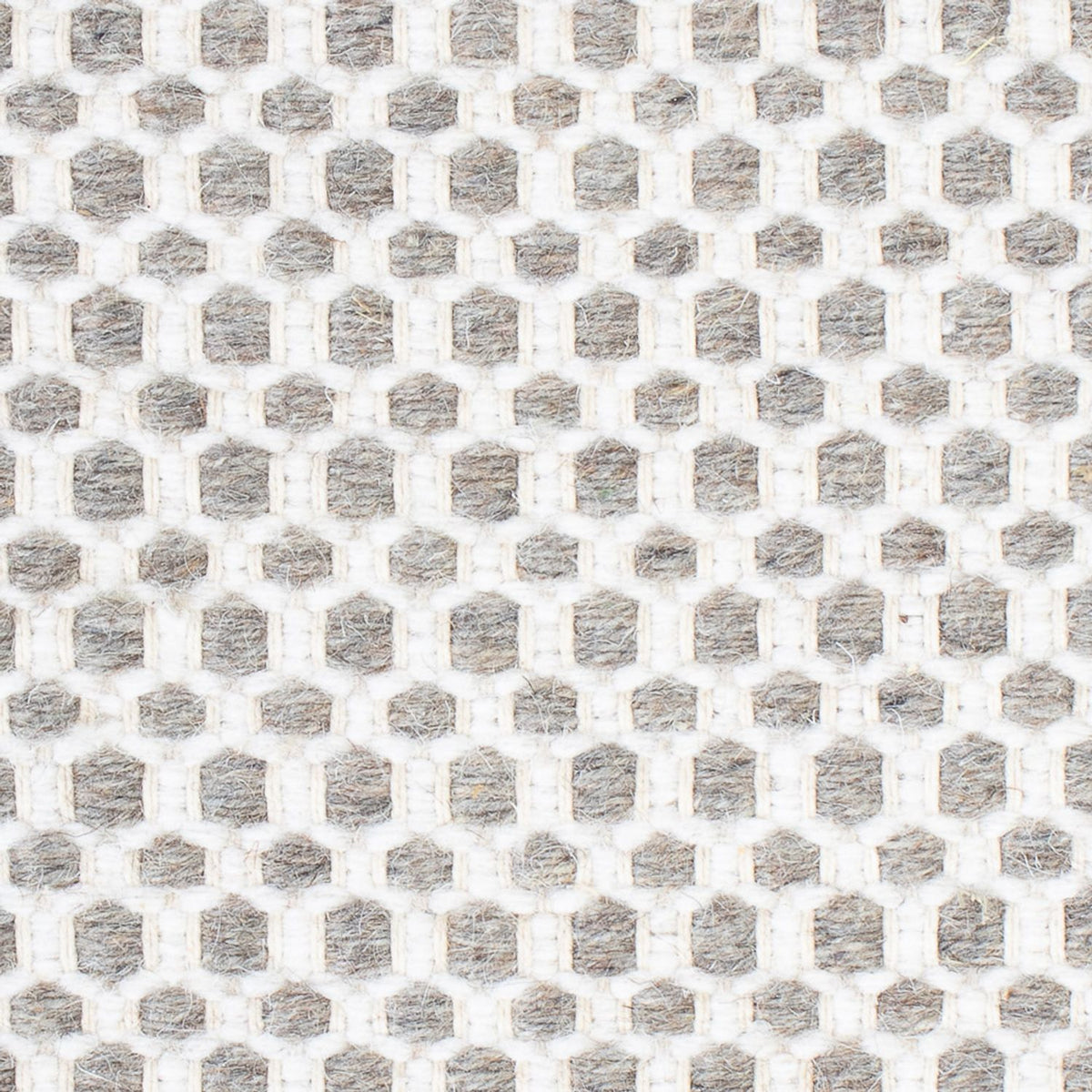 Wool Rug square  - 34 x 30 cm - light grey