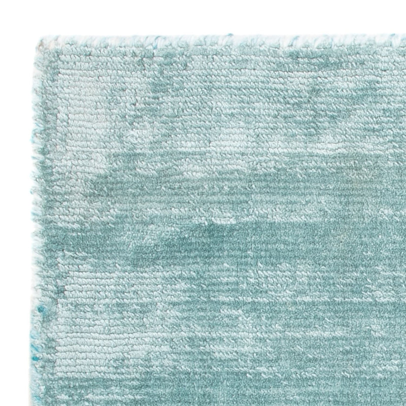 Viscose Rug square  - 30 x 30 cm - light blue