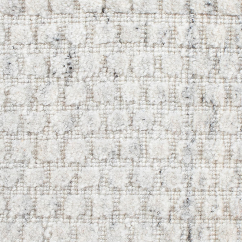 Wool Rug square  - 33 x 30 cm - light grey