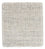 Wool Rug square  - 30 x 30 cm - light grey