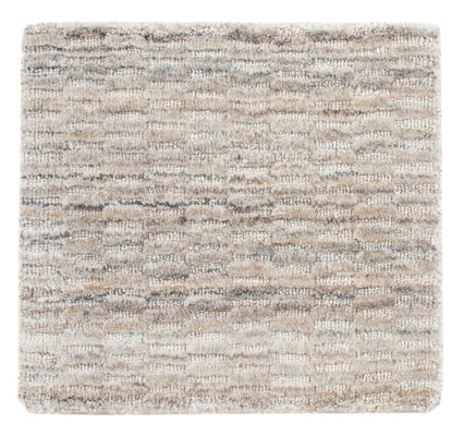 Wool Rug square  - 33 x 30 cm - light grey