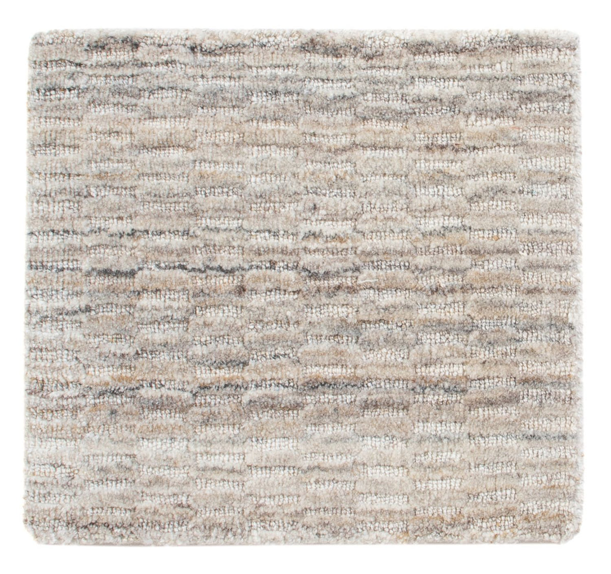 Wool Rug square  - 33 x 30 cm - light grey