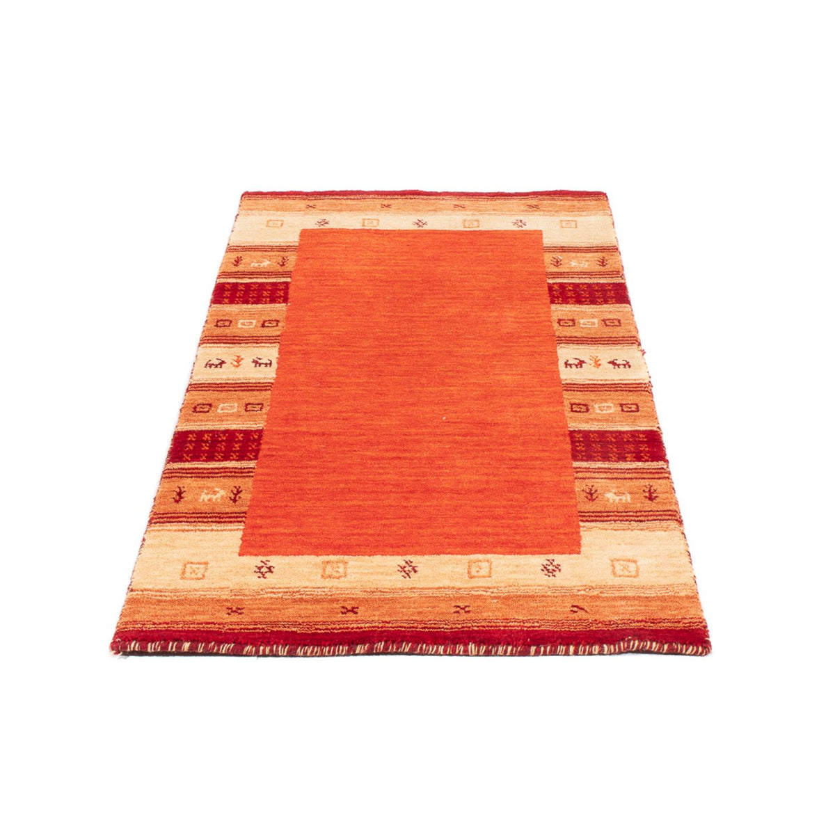 Gabbeh Rug - Indus - 145 x 70 cm - orange