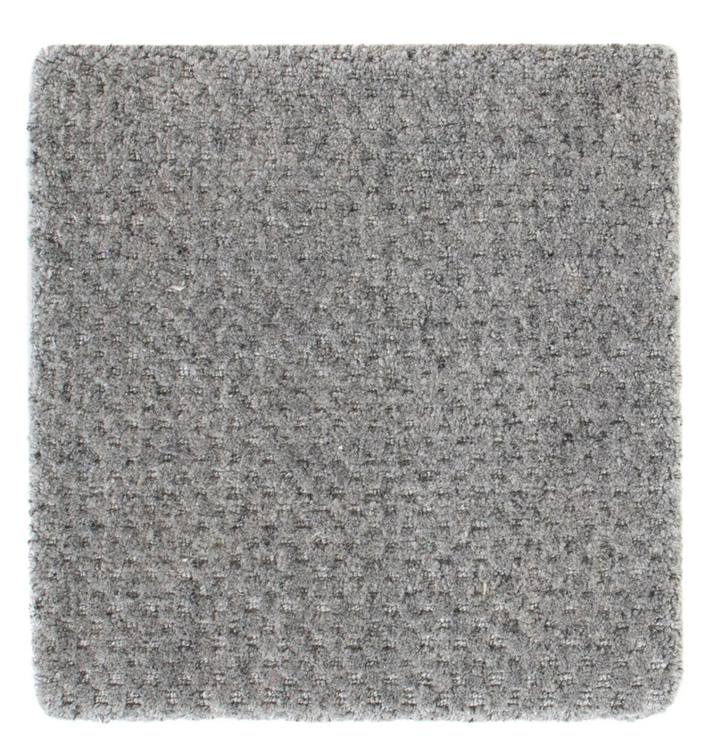 Wool Rug square  - 30 x 30 cm - grey
