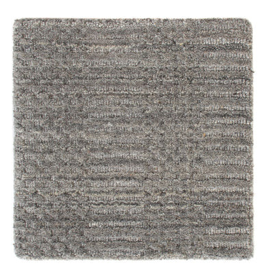 Wool Rug square  - 30 x 30 cm - grey